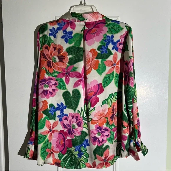 Haver of London Vibrant Floral Blouse - Picture 8 of 11